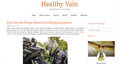 Desktop Screenshot of healthyvain.com
